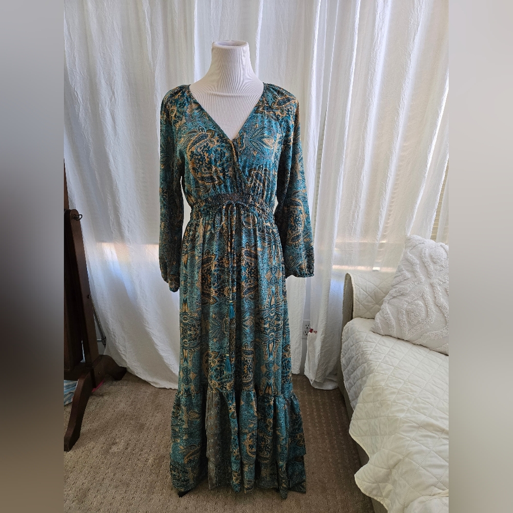 Maxi Dress, long sleeve